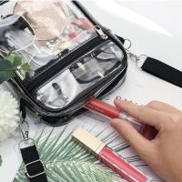 Bolso De Hombro Transparente Para Mujer PVC Aprobado Para Estadios Y Conciertos Con Bolsillo Frontal Bolso Cruzado Sencillo De Mano Casual - details 4