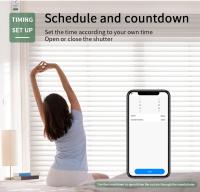 Interruptor Inteligente De Cortina WiFi Tuya Para Rollos Cortinas Y Ventanas Control Remoto 433 Compatibilidad Con Google Home Alexa - details 4