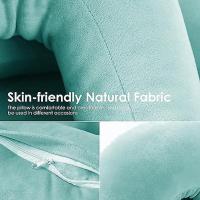Almohada boca abajo | Cómoda y suave almohada para dormir con abertura para el brazo, almohada de masaje con forma de dona, soporte para la cabeza y el cuello, ideal para la siesta. - details 1