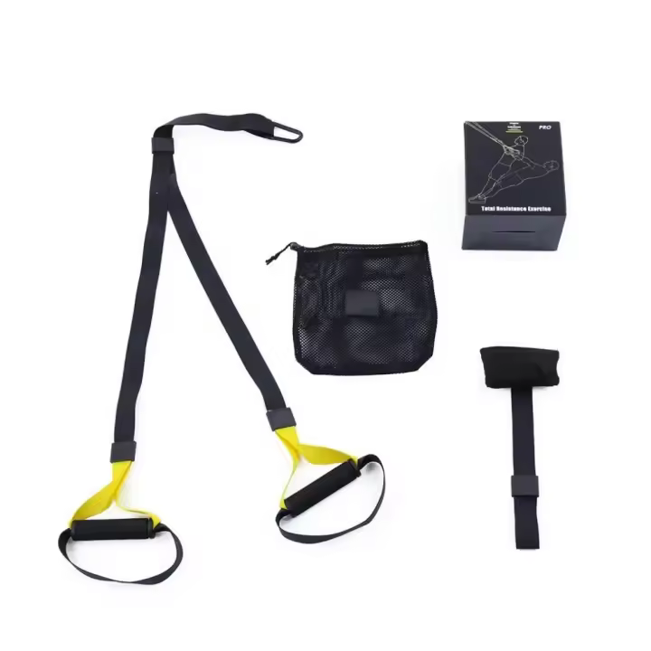 Ozio Fitness Sistema de Correas de Entrenamiento en Suspensión Fitness Musculación Entrenamiento Funcional Cross Training - Cinta de 146 Cm de Largo - 1