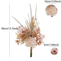 Rosa De Seda Alta Calidad Pekino Artificial Flor Para Decoración De Hogar Y Fiestas Boda Aniversario Regalo De Graduación Decoración De Navidad - details 3