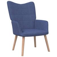vidaXL Sillón de relax con reposapiés de tela Gris claro, Gris oscuro, Crema Sillon Dormitorio Sillon Comodos Silla Relax Sillón Sofá - details 8