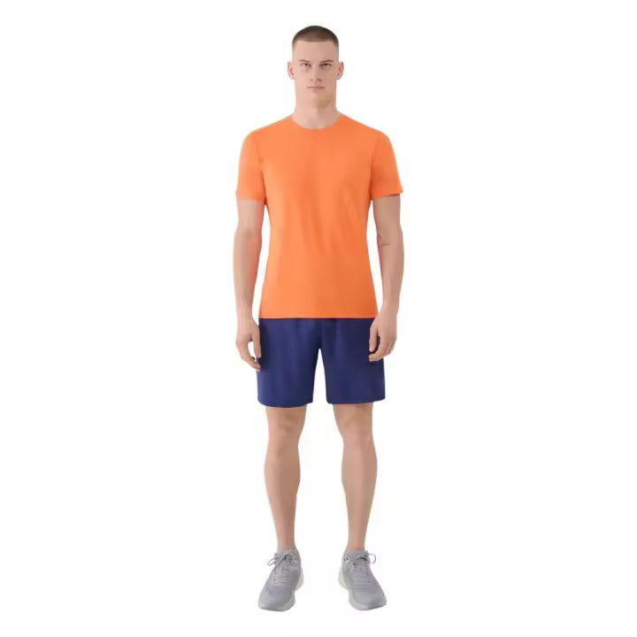Camiseta 4F Regular Fit Fnk M1343 Naranja 4Fwss25Tftsm1343-70S Hombre - 1