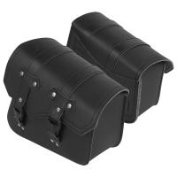 Bolsas De Silla Universal Para Motocicleta De Cuero PU Con Portabotellas Impermeable Para Café Racer Equipaje De Cruzer Custom - details 4