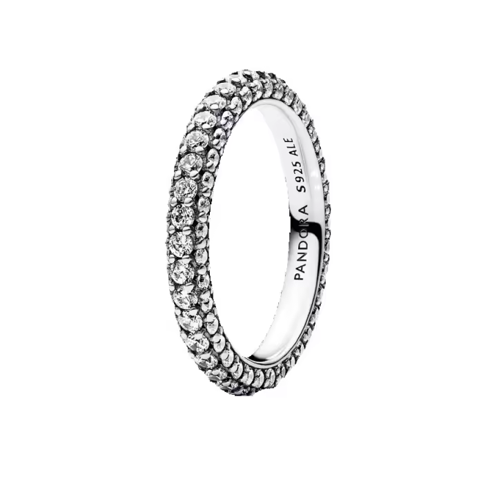 Anillo Pandora Fila en Pavé, Ref: 192627C01 - 1