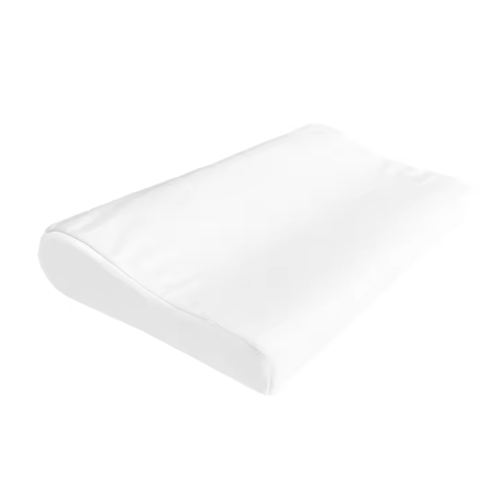 Acomoda Textil – Almohada Viscoelástica Cervical para Cuello. Almohada Desenfundable y Lavable con Cremallera, Adaptable y Ergonómica para Aliviar el Dolor Cervical, Descansar y Dormir 48x29x7-10 cm. - 1