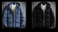 Chaqueta De Fleece Para Hombres Casual Impermeable Y Cálida Con Almohadillas De Poliéster De Alta Calidad Transpirable Y Confortable Para Uso Diario En Otoño E Invierno - details 2