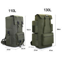 Mochila Táctica Grande De Viaje Para Camping Y Senderismo 110L 130L Bolsa De Hombro Militar Multifuncional Para Hombres Bolsa De Viaje Exterior - details 0
