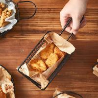 Cesta De Freír Para Cocina Herramienta De Cocina Red De Malla Para Patatas Fritas Y Chips Contenedor De Almacenamiento De Alimentos Con Mango Para BBQ Francés En Casa - details 18