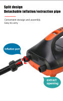 Electric Air Pump For Inflatable SUP Boat 12V 16/20 PSI Intelligent Inflatable Pump Dual Stage For Outdoor Paddle Board - details 5