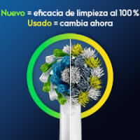 Cepillo de Dientes Eléctrico Oral-B Pro 1 Azul Turquesa, Pack Regalo Funda de Viaje y con 2 Cabezales Cross Action de Recambio. Sensor de presión encías. - details 7