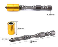 Juego De Puntas De Destornillador Magnético Fuerte 65mm Phillips Para Tabique Y Techo Desechables Destornillador Magnético De Acero De Aluminio - details 1