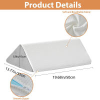 Almohada De Posicionamiento Para Dormir Con Ángulo Inclinado Soporte Para Piernas Y Rodillas Almohada De Memoria Para Adultos - details 2