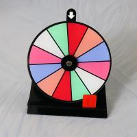 Rueda Del Destino Antideslizante Con Base Y Tablero Acrílico Borrrable Juego De Ruleta De 12 Ranuras Para Mesa Accesorios De Fiesta - details 5