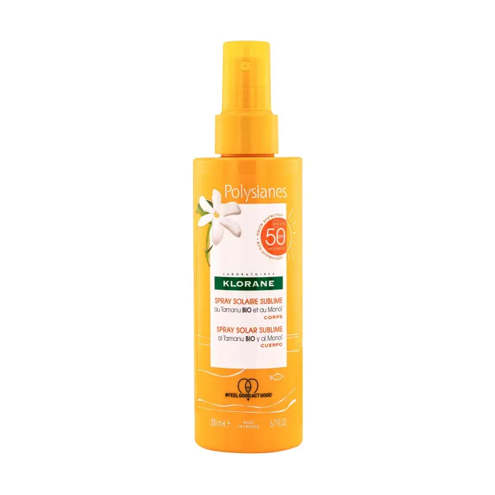 Klorane Polysianes Spray Solar Sublime SPF 50 200ml, - 1