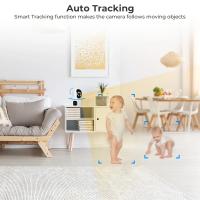 Cámara PTZ PEGATAH 1080P WiFi Monitoreo De Bebé Inalámbrico Con Rastreo Automático Y Detección De Humanos Para Seguridad Doméstica Vigilancia Interior - details 4