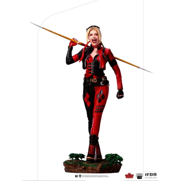 Iron Studios Figura Art Scale DC Comics El Escuadron Suicida 2 Harley Quinn con Jabalina - Edición Limitada - 1