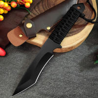 Cuchillo De Cocina Multipropósito Acero Inoxidable Mango De Cuerda BBQ Cuchillo De Carne Y Pescado Para Preparación De Alimentos - details 4