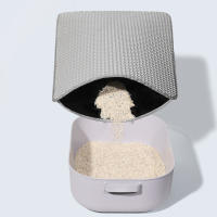 Alfombra De Arenero Para Gatos Doble Capa Antideslizante Resistente Al Desgaste Y Al Agua Para Caja De Arenero Grande Matriz Filtro Para Mascotas - details 2