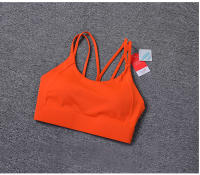 Nueva Sujetador Deportivo Para Mujer Con Almohadillas Sin Costillas Soporte Alto Para Gimnasio Running Yoga Deporte Cross Back Adecuado Para Mujeres Con Curvas - details 0