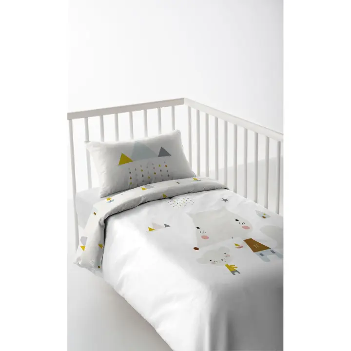 FUNDA NORDICA CUNA/MAXICUNA INFANTIL BEBÉ 100% ALGODÓN BARQUITO CHIQUITITO HACIENDO EL INDIO FABRICADO EN ESPAÑA - 1
