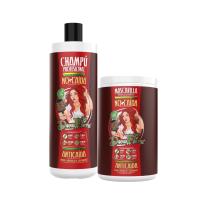 Dona Flora - Champú y Mascarilla de pelo Anticaída  NO MAS CAIDA - desarrollado para cabello debilitado con tendencia a la caída. - details 1
