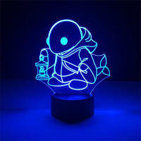 Lámpara De Noche Final Fantasy 3D Anime LED Cloud Strife Lámpara De Decoración Para Dormitorio Iluminador Para Niños Regalo De Cumpleaños - details 8
