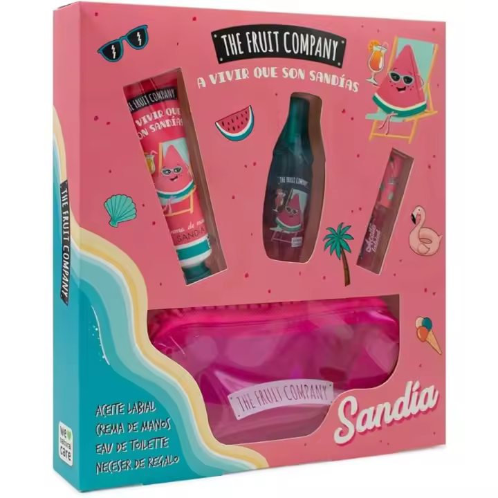 TFC SET SANDIA (COLONIA,CREMA MANOS,LABIAL)ESTUCHE-1 UNIDAD - 1