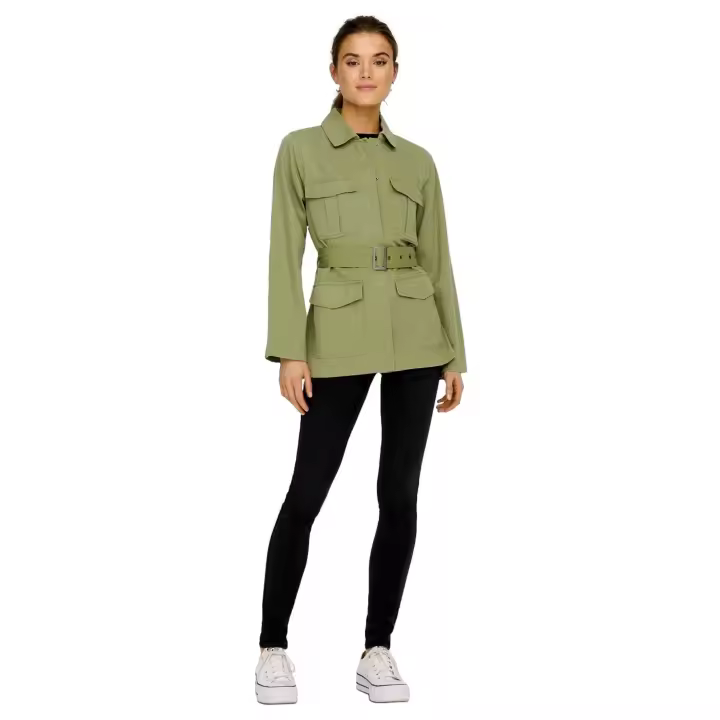 Only - Chaqueta Casual Mujer - Algodón - Con Cinturón Ajustable - 1
