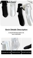 Calcetines De Medio Tobillo Para Mujer Con Muñecos Magnéticos 1/2 Pares Pareja Sostén Personalizado Moda Calcetines Casuales De Poliéster Y Spandex - details 2