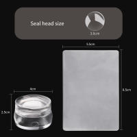 Kit De Estampado De Uñas Con Molde De Silicona Gel Y Cuchilla Herramientas De Manicura DIY Arte De Uñas Accesorios De Uñas - details 5