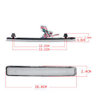 Luz De Freno Trasera LED Para VW Transporter T5 2003-2011 Reflector De Parachoques Con Lente Clara 12 LEDs Rojos Y 12 LEDs Blancos - details 2