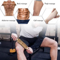 Rodillo De Masaje De Madera Para Puntos Trigénicos Y Libro De Masaje Manual Para El Gimnasio Uso Doméstico Alivio De Músculos Dolorosos Y Cellulite - details 5