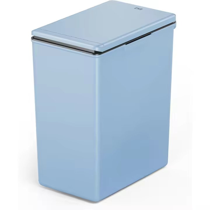 Kitchen Bin, Touch Recycling Bin, Perfect for Kitchen & Home, Titanium Blue Plastic Bin, 40 Litre - 1