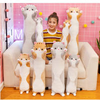 Cojín De Peluche De Gato Para Niños Juguete Suave Y Cálido Regalo De Cumpleaños Animal De Peluche Long Cat Para Niños Y Niñas - details 9