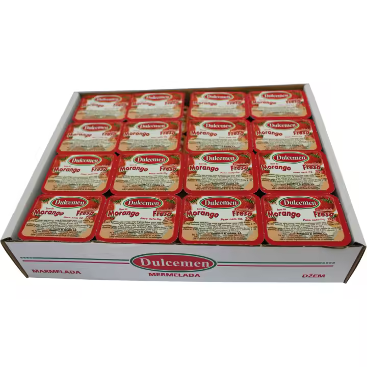 MERMELADA DULCEMEN MELOCOTON PORCIONES 48 UN 20 GR dulceida - 1