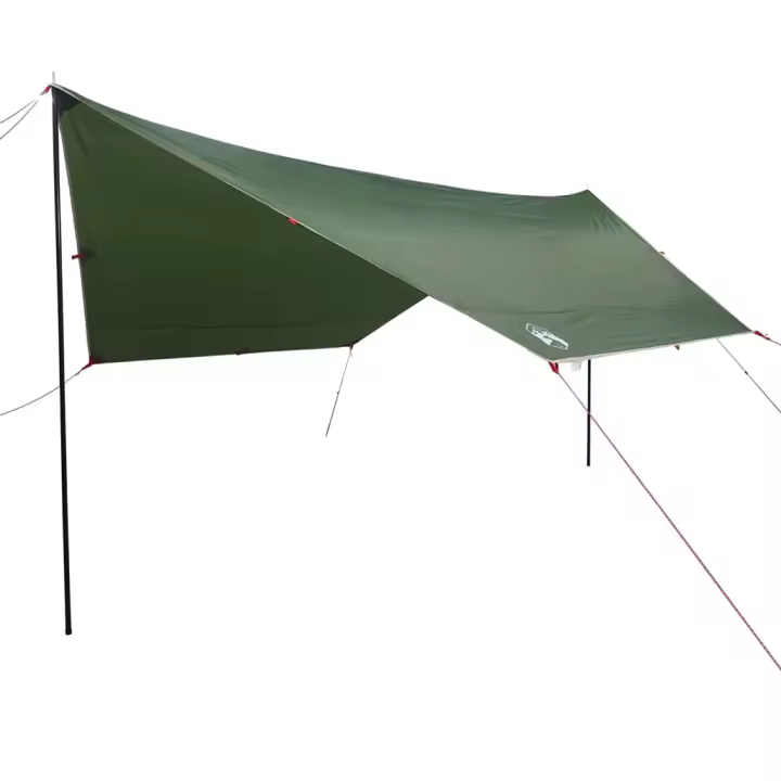 vidaXL Lona de camping impermeable 430x380x210 cm lona impermeable Color Azul,  Gris y naranja,  Verde y mas - 1