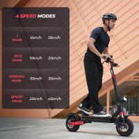 patinetes electricos adultos iScooter iX5S scooter freestyle, motor de 1000W, batería de 48V 15Ah, neumático 11 pulgadas, velocidad máxima 45km/h, alcance 65km, frenos de disco dobles, amortiguadores delanteros y traseros bicicleta electrica plegable - details 10