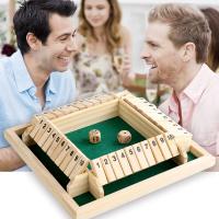 Juego De Dados De Madera Para 2-4 Jugadores ' Shut-The-Box ' Capacidad De Pensamiento Cognitivo Juego Manual Sin Químicos Originales En China - details 6