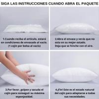 Pack de 2 Unidades. Cojines Decorativos , Cojín Acolchado Para el Hogar, Almohadón Relleno de Fibra Hueca, Para el Sofá o el Coche, en Todos los Tamaños 40x40  50x50 55 x55 60x60 - details 1