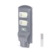 Farola solar exterior con sensor de movimiento, mando a distancia, 100W luz blanca. Foco solar LED para exterior con temporizador, impermeable protección IP65. No incluye soporte - details 3