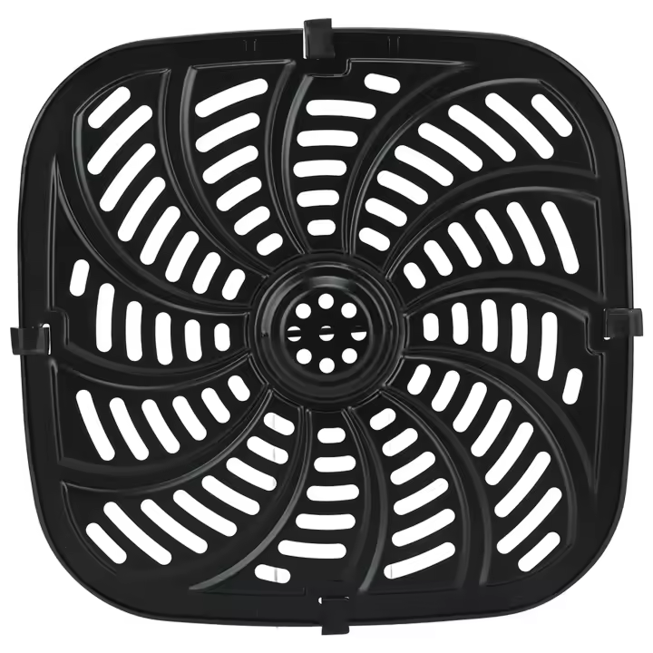 Bandeja de repuesto para freidora, accesorio para freidora, sartén antiadherente, placa para verduras con parachoques de goma para 8qt - 1