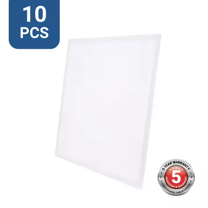 Barcelona LED PACK X 10 - Panel LED empotrable Backlit 60x60cm - 40W - 120lm/W - Driver LIFUD - UGR22 - 1