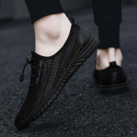 Zapatos Casuales Transpirables Para Hombre Verano Mocasines Deportivos Con Mesh Suela Suave Zapatos Planos Cómodos Para Negocios Y Uso Diario - details 7