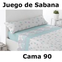 Juego Sábanas para Cama De 90, 3 Piezas ,Sábana Bajera, Encimera, Funda de Almohada,microfibra 100% poliester,cm,fespu - details 0