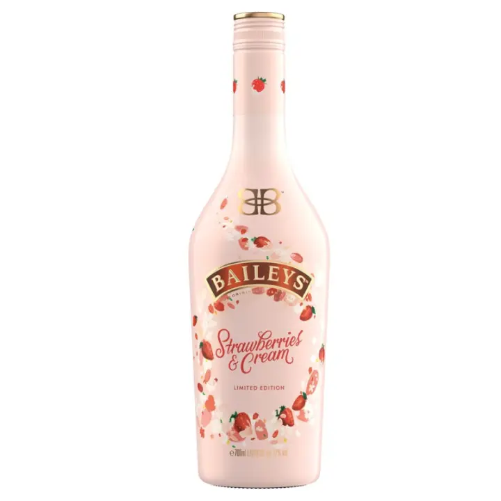 Baileys Strawberries & Cream, Licor de Crema de Whisky Irlandesa 0,7L - 1