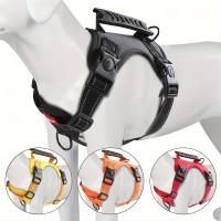 Almohadillada Ajustable Para Perros Con Manija De Control Fácil Previene La Ahogamiento Y El Arrastre Harnés Cómodo Para Mascotas De Todas Las Etapas - details 1