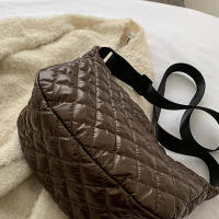 Bolso De Hombro Para Mujer Vintage De Nylon Impermeable Y Casual Bolso Hobo Crossbody Con Cierre De Cremallera Interior Líquido Suave - details 25