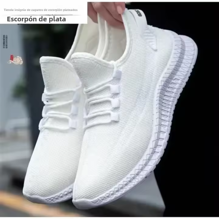 Nuevos Zapatos Deportivos Transpirables Para Hombres Verano Casual Zapatillas Con Suela De Malla Tamaño Verdadero Para Adultos - 1