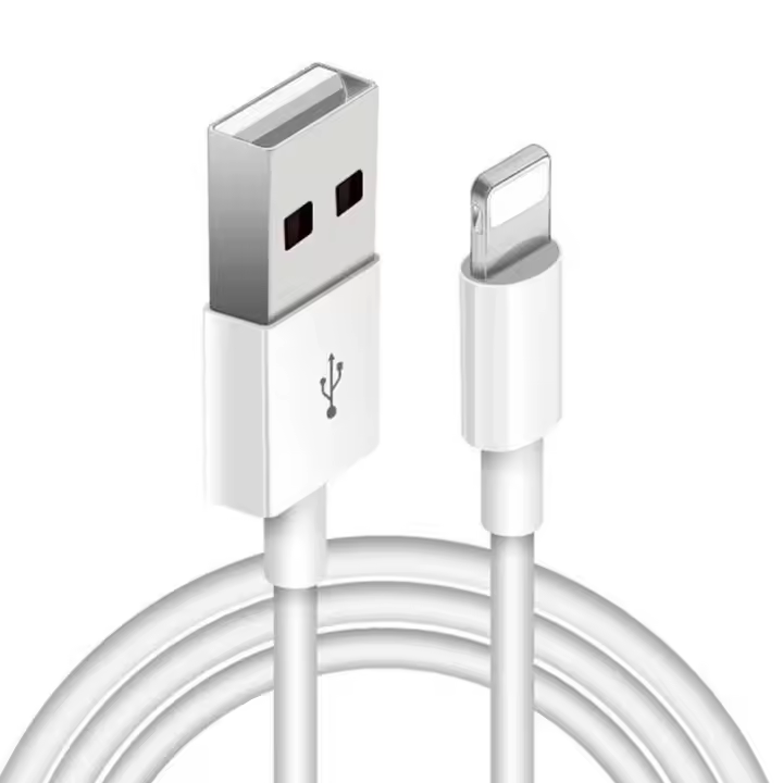 Cable lightning a USB compatible con iPhone iOS cables de 1 - 2 metros para carga y transferencia de datos - 1